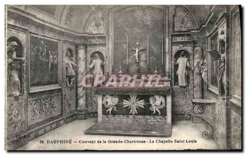 Old Postcard The Dauphine Convent of the Grande Chartreuse La Chapelle Saint ...