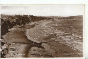 Isle of Wight Postcard - The Beach - Shanklin - Real Photograph - Ref 12206A