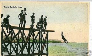 VINTAGE POSTCARD: REGGIO CALABRIA: LIDO-