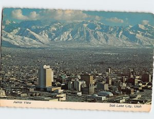 Postcard Aerial View, Salt Lake City, Utah