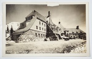 Timberline Lodge Government Camp Oregon RPPC Postcard B27