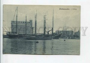 435918 Italy Civitavecchia I Silos sailing ship Vintage postcard