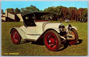 Vtg 1914 Chevrolet Automobile Car Transportation Postcard