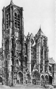 BR11598 Bourges La Cathedrale   real photo  france