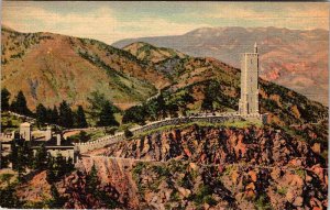 Postcard TOWER SCENE El Paso Colorado CO AL0309