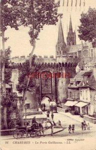 FRANCE. CHARTRES - LA PORTE GUILLAUME 1924