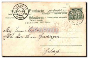 Old Postcard Fantasy Flowers