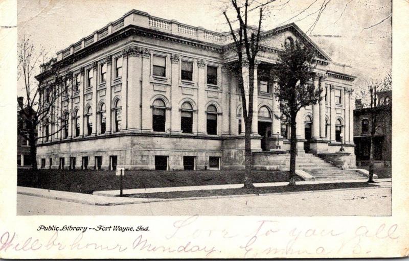 Public Library Fort Wayne Indiana 1906