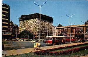 B75271 beograd trg republike tramway tram  serbia