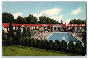 c1930's Se Rancho Motel And Coffee Shop Salt Lake City Utah UT Vintage Postcard