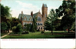 Vtg 1900s School Of Science Princeton University New Jersey NJ Unused Postcard