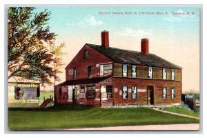 Butter's Tavern Concord New Hampshire NH UNP DB Postcard H20