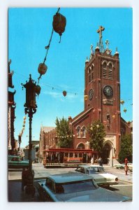 Old St Mary's Church Chinatown San Francisco California UNP Chrome Postcard  P5