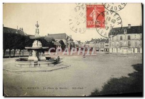 Old Postcard Bayeux La Place du Marche