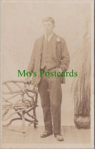 Ancestor Postcard - Men's Fashion, Suited Young Man, Hairstyle  RS33750