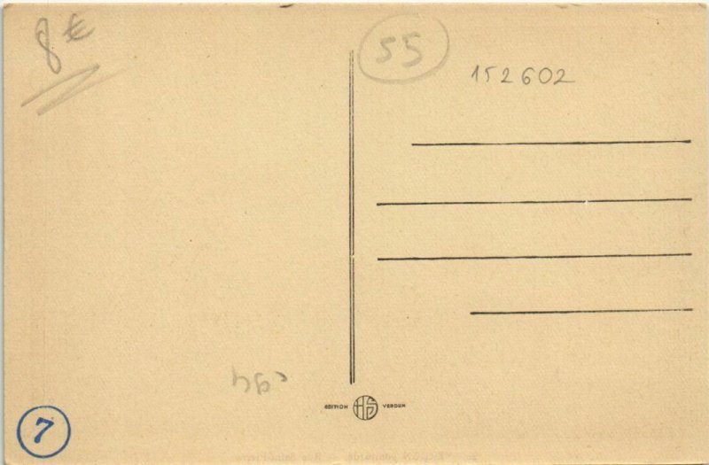 CPA VERDUN bombarde Rue St-Pierre (152602)