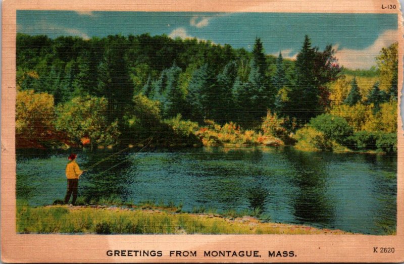 Massachusetts Greetings From Montague 1953