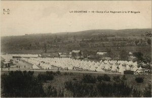 CPA La Courtine Camp d'un Regiment a la 2e Brigade FRANCE (1050477)