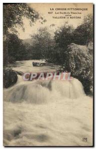 Old Postcard Valliere and Royere Creuse Picturesque edges Thaurion