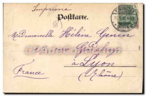 Old Postcard Remembrance Mulhouse panorama