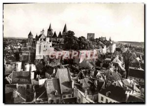 Modern Postcard Loches Chateau Seen from Tower St Antoine