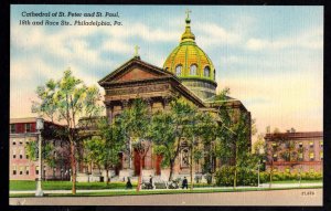 PA PHILADELPHIA Cathedral of St. Peter and St. Paul 18th and Race Streets Linen