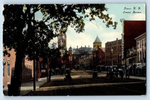 Dover New Hampshire Postcard Central Avenue Exterior View c1910 Vintage Antique