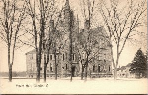 Vintage 1900's Peters Hall Oberlin College Oberlin Ohio OH Postcard