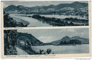 2-Views, Rodderberg, Drachenfels U. Rheininselm, ROLANDSECK (Rhineland-Palati...