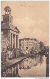 UTRECHT, Utrecht, Netherlands, 1900-1910's; Oudegracht, Aufustinuskerk