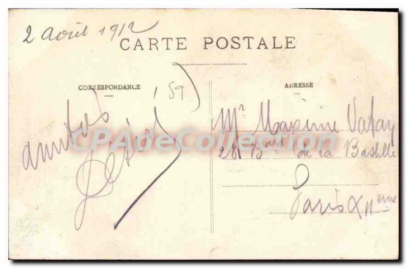 Postcard Old Lille Hotel Des Postes