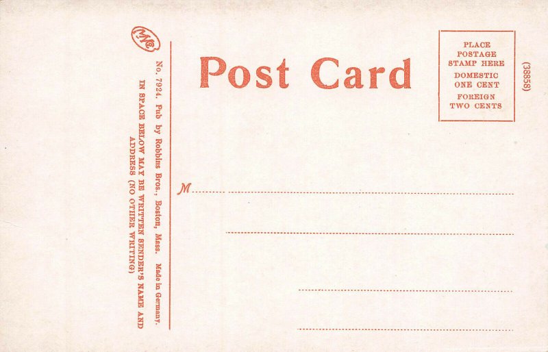 General Washington's Headquarters, New London, CT., Early Postcard, Unused