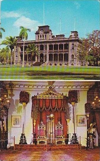 Hawaii Honolulu Iolani Palace 1972