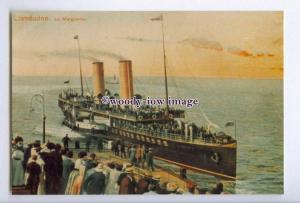 SIM0120 - Liverpool & NW Paddle Steamer - La Marguerite , built 1894 - postcard