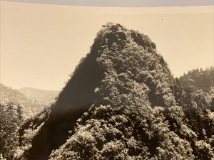 40s Top of the Chimneys Great Smoky Mountains TN Cline Photo RPPC Postcard