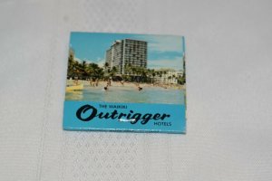 Outrigger The Waikiki Hotels Hawaii Map 30 Strike Matchbook