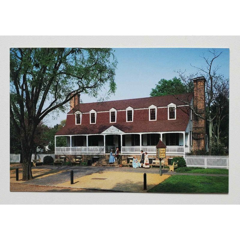 Christiana Campbell Tavern Colonial Williamsburg VA Postcard