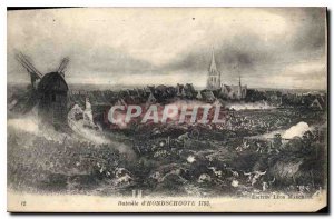 Old Postcard Battle of Hondschoote in 1793 Militaria