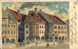 Kgl Hoforauhaus am Platzl Germany Postal Used Unknown, Missing Stamp 