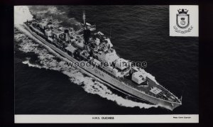 na9169 - Royal Navy Warship - HMS Duchess (Destroyer) - postcard