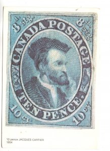 Postal Stationery, Canada Postage, Ten Pence Stamp on Postcard