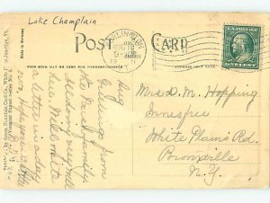 Divided-back NATURE SCENE Burlington Vermont VT AD7436