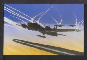 USAAF Bombers,Germany,WWII Postcard 