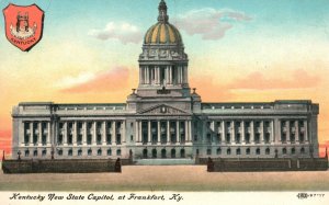 Vintage Postcard 1910's Kentucky New State Capitol at Frankfort K.Y. Structure