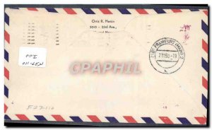 1 letter US Philadelphia Frankfurt flight TWA 27 Eagle FAM January 11, 1950