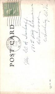 E83/ Wheeling West Virginia Postcard 1940 Advertisement Windmill Gas Station