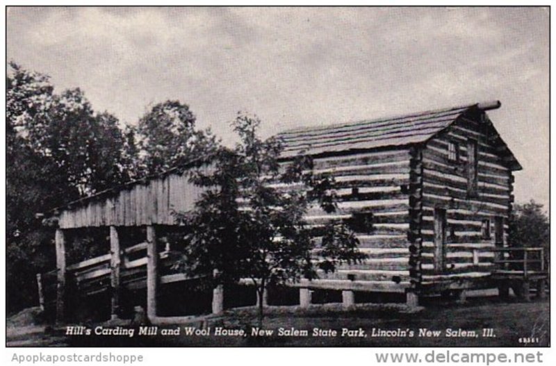 Illinois Lincolns New Salem Hills Carding Mill And Wool House New Salem State...