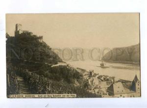 191882 GERMANY RHEIN Burg Gatenfels Vintage photo postcard