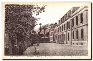 Old Postcard Children Foundation Pereire- Tournan en Brie Facade of the Court...