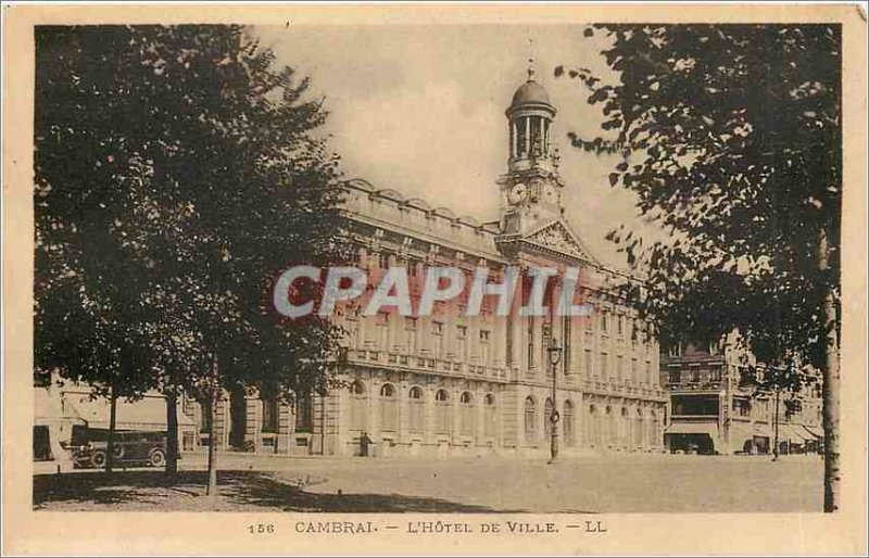 Old Postcard Cambrai Hotel de Ville